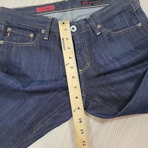 Adriano Goldschmied Jeans Womens 28 Blue Dark Wash Straight Flaired The Club USA - Picture 13 of 15